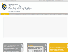 Tablet Screenshot of nextmerchandising.com